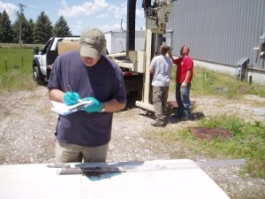 Soil Sampling with Geoprobe